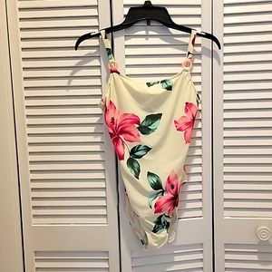 COPLEILANI BATHING SUIT Waterfront Paisley Scoop Back Tank One Piece  NEW N…